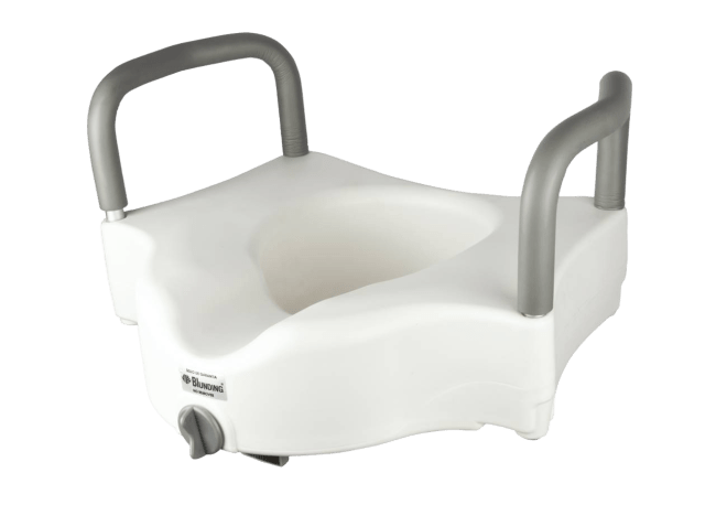Alza baño con apoya brazos