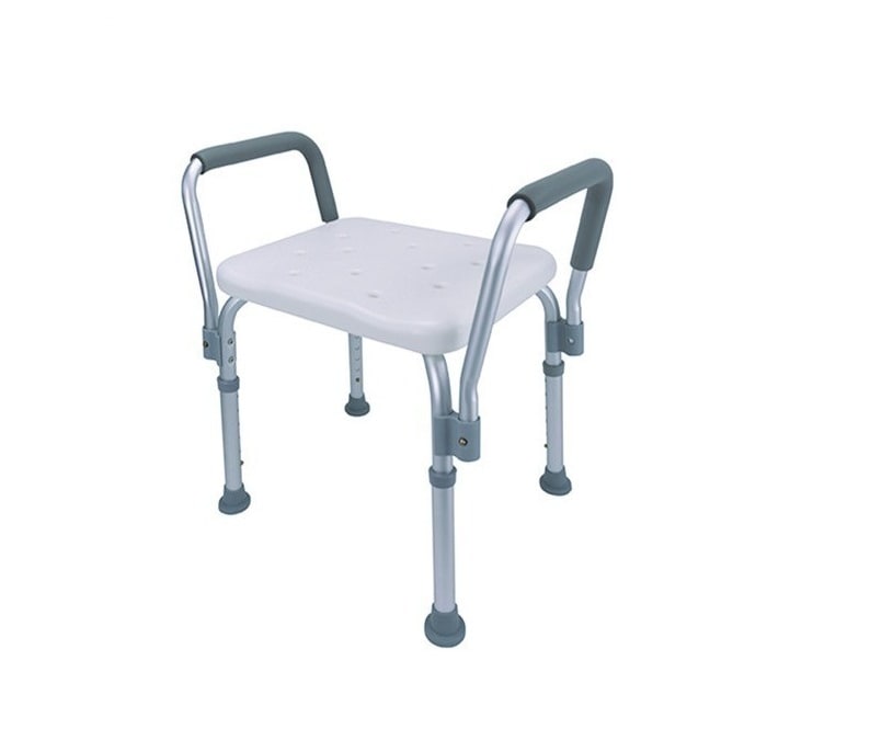Silla de ducha simple con apoyabrazos