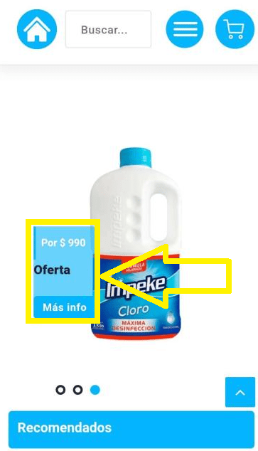 Imagen de los botones