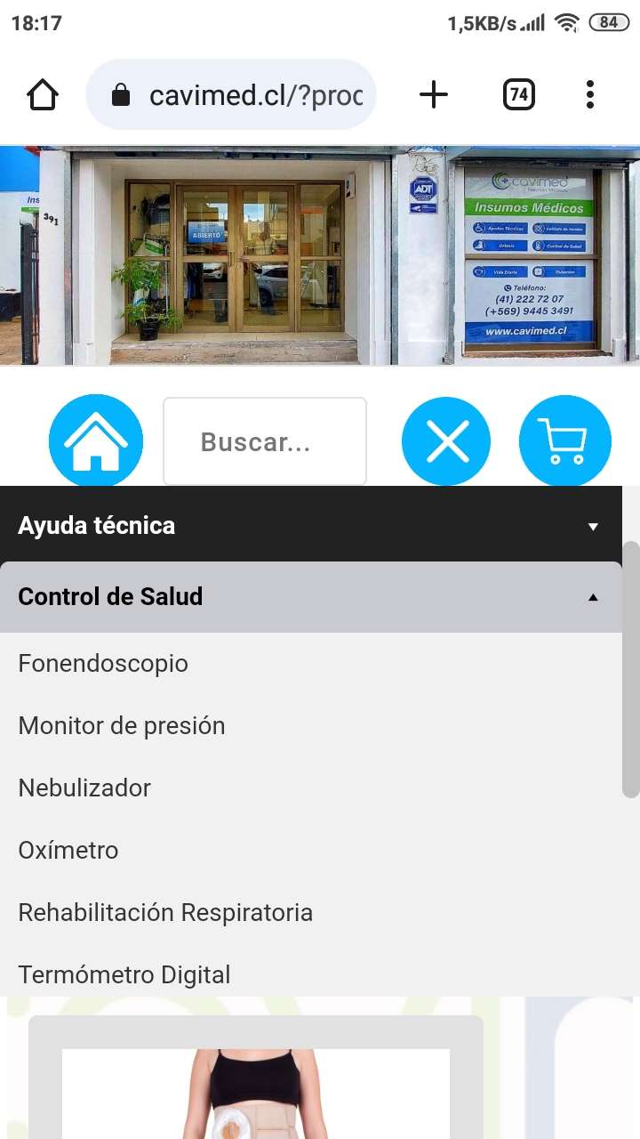Imagen del menu