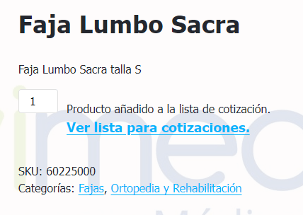 Lista de cotizaciones
