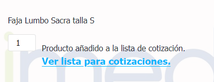 Botón Ver Lista de Cotizaciones