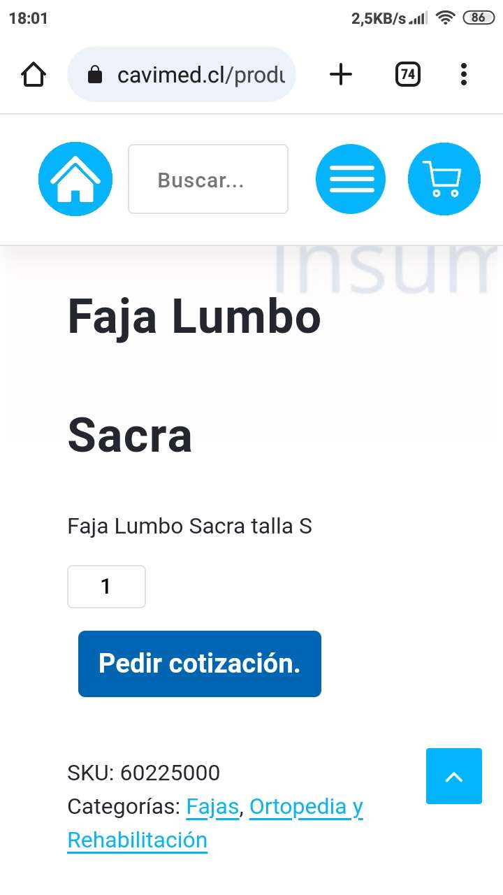Botón de pedir cotización