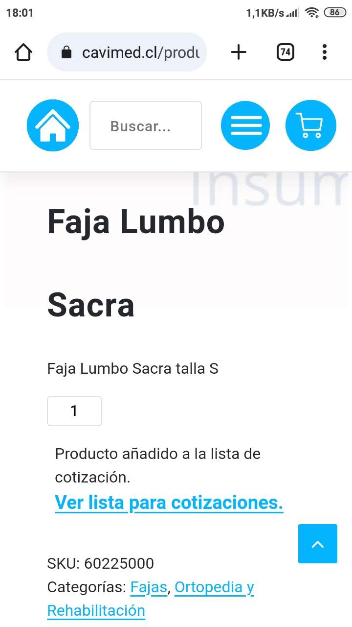 Lista de cotizaciones