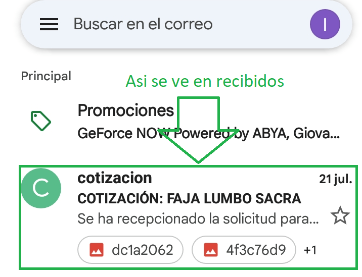 Botón Ver Lista de Cotizaciones
