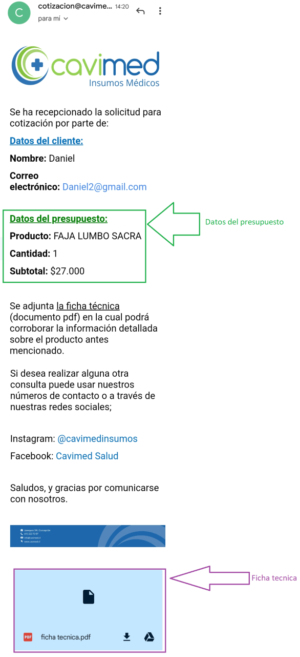 Botón Ver Lista de Cotizaciones